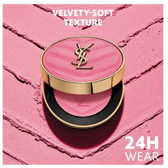 YSL Make Me Blush 24 Hr Buildable Blush - #93 Restless Rose - Picture 2 of 3